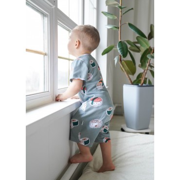 Песочник детский из трикотажа 86-92 см цвет: суши 1516-302