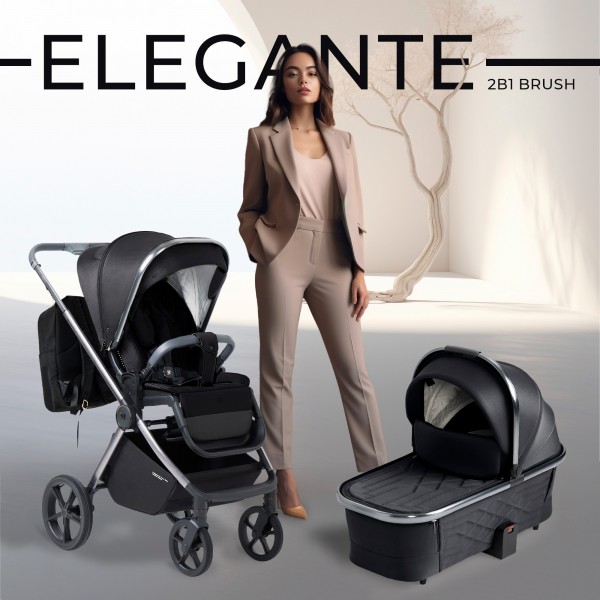 Коляска детская 2в1 Sweet Baby Elegante BRD цвет: black