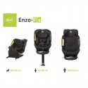 Автокресло детское 0-36 кг с Isofix 4BABY Enzo-Fix цвет: black