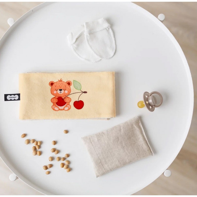 Пояс-грелка с вишневыми косточками 3 в 1 "Вишневый сон. Медвежонок" 997 Пояс-грелка с вишневыми косточками 3 в 1 "Вишневый сон. Медвежонок" 997