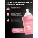 Антиколиковая бутылочка для кормления Twistshake 125 мл. цвет: Пастельный розовый /Pastel Pink