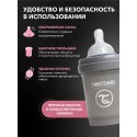 Антиколиковая бутылочка для кормления Twistshake 125 мл. цвет:  Пастельный серый /Pastel Grey