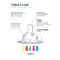 Соски сменные антиколиковые Twistshake 2 шт. M (2+m)