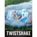 Набор пустышек Twistshake 0-6 месяцев 2 шт. цвет: Пастельный синий и зелёный