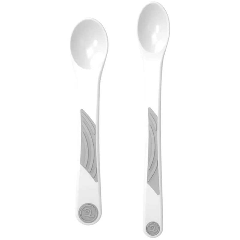 Ложки для кормления 4+m. Twistshake 2 шт. цвет: Белый /White