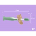 Набор: зубные щетки-массажеры для десен малышей Flower Цвет: оливковый RTB-008