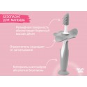Набор: зубные щетки-массажеры для десен малышей Flower Цвет: серый RTB-007