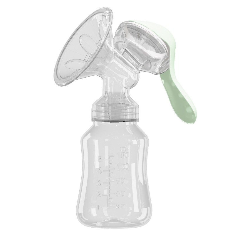 Молокоотсос ручной с бутылочкой цвет: зеленый RBRP-M15-G