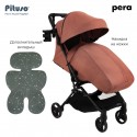 Коляска детская прогулочная Pituso Pera суперлегкая цвет: coffee