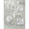 Колыбель-трансформер 4 в 1 Sweet Baby Melodia цвет: white