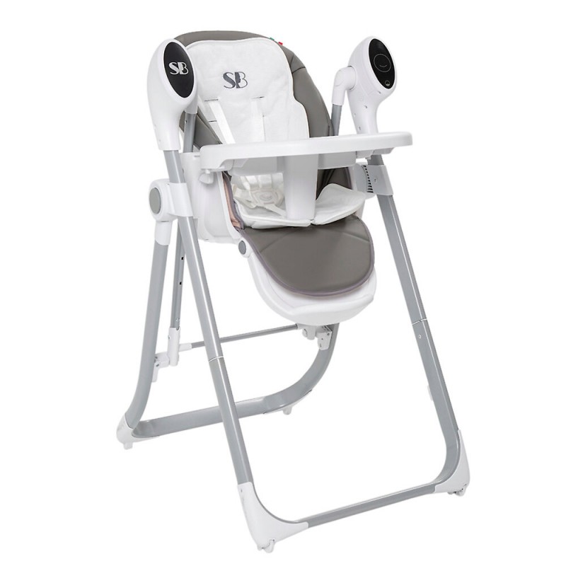 Стульчик для кормления - электрокачели 2 в 1 Sweet Baby Amuleto цвет: Grey