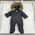Зимний комбинезон из мембраны + овчина Лунни 68 см цвет: черный