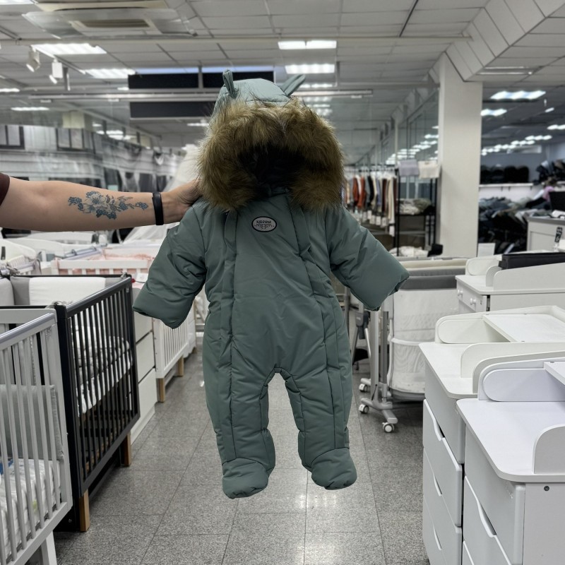 Зимний комбинезон из мембраны + овчина Лунни 74 см цвет: зеленый Зимний комбинезон из мембраны + овчина Лунни 74 см цвет: зеленый