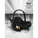 Автокресло-люлька 0-13 кг Bambola Bimbo цвет: графит соты KRES4225