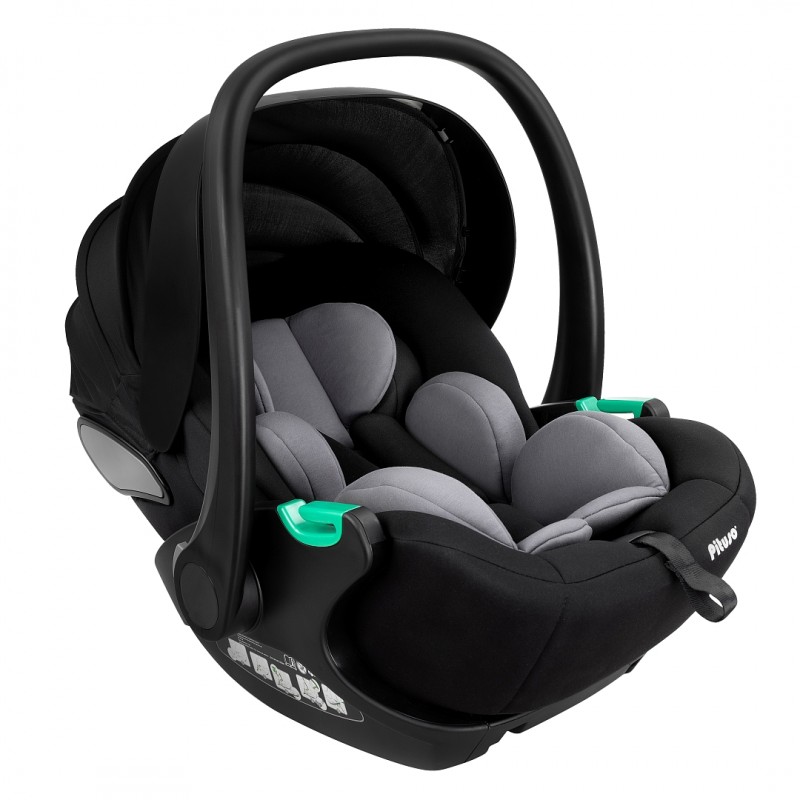 Автокресло-люлька 0-13 кг Pituso Baesa для модели Mayla цвет: Black Grey/Черно-Серый