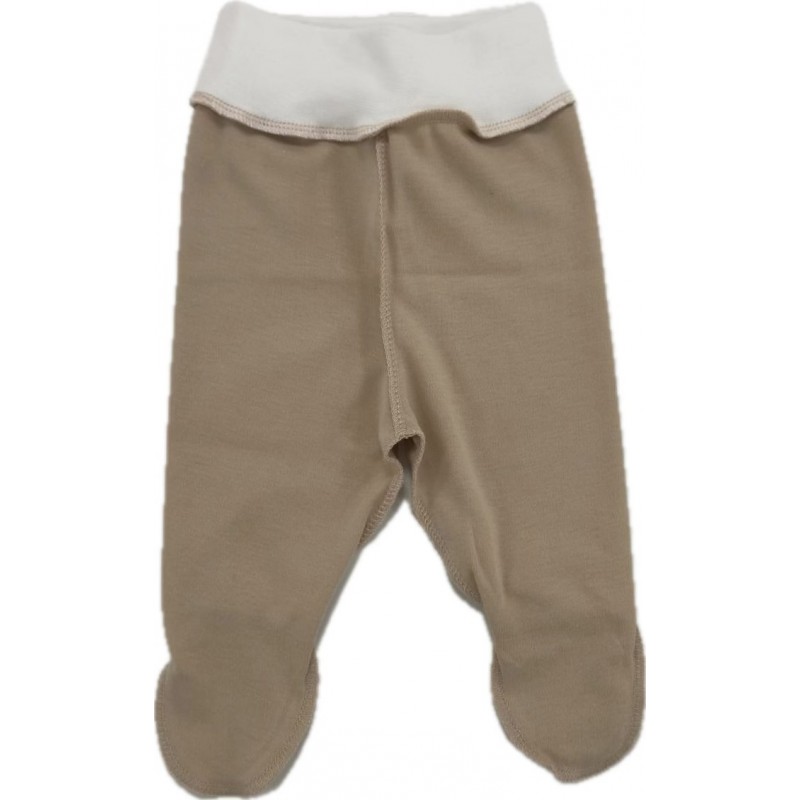 Ползунки для малыша 50 см Newborn однотонные: латте Т-132/О