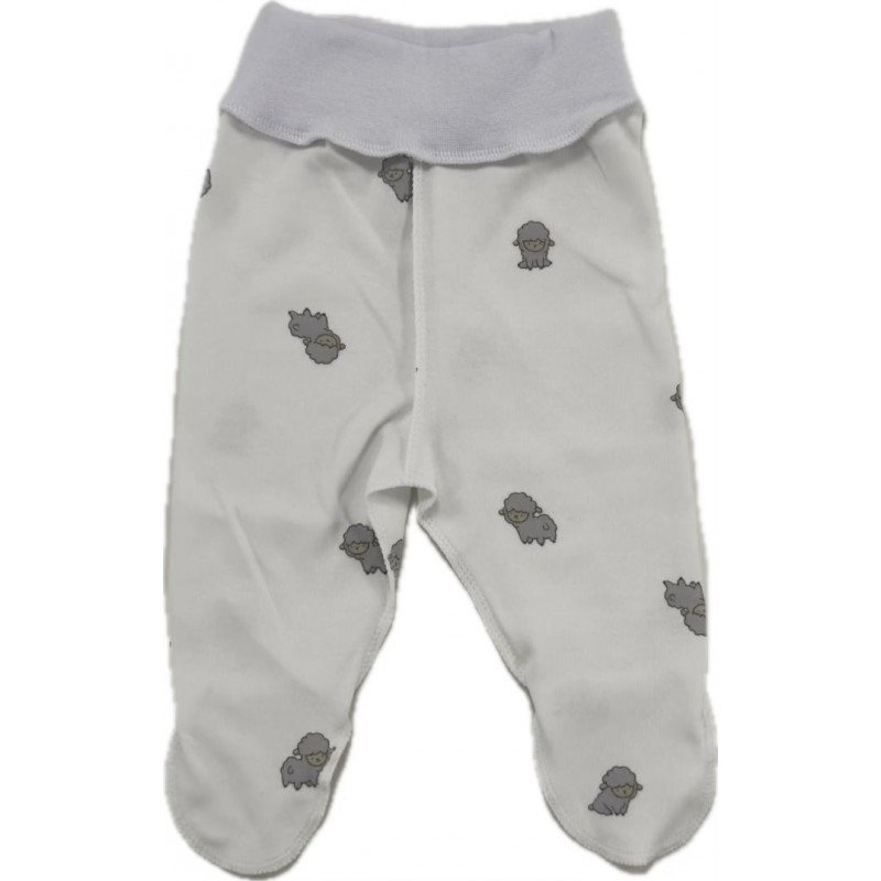 Ползунки для малыша 50 см Newborn принт: барашки Т-132