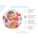 Антискользящие мини-коврики для ванны "ANIMALS" 15 шт RBM-015-AN