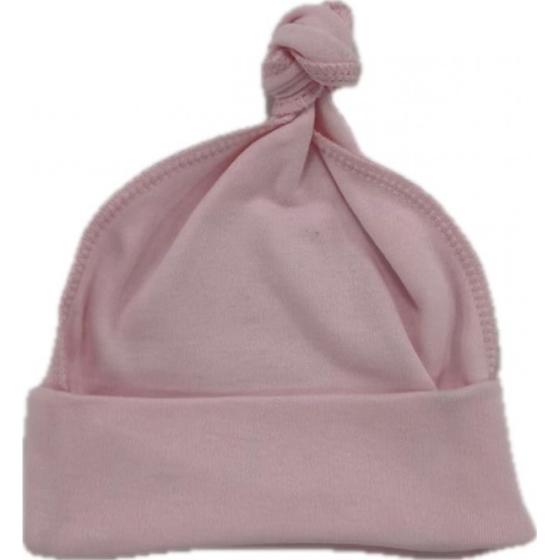 Чепчик однотонный с узелком и швами наружу 0-3 месяца цвет: пион Т-136/О Чепчик однотонный с узелком и швами наружу 0-3 месяца цвет: пион Т-136/О