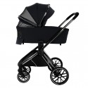 Коляска детская 2 в 1 Pituso Mayla Luxury цвет: black LXR/555-black