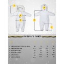 Комбинезон со съемной меховой покладкой 80 см + пинетки на замке цвет: белый 267ШМ/2 Комбинезон со съемной меховой покладкой 80 см + пинетки на замке цвет: белый 267ШМ/2