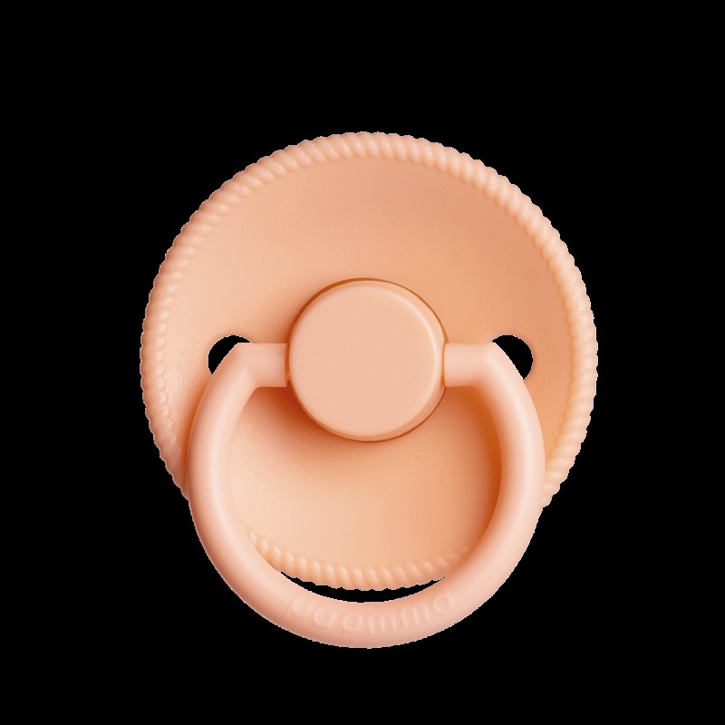 Пустышка Paomma с соской из натурального латекса (S) 0-6 месяцев цвет: peach