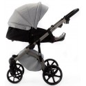 Коляска детская 2 в 1 Adamex Nola Natura цвет: светло-серый N-9-MOON