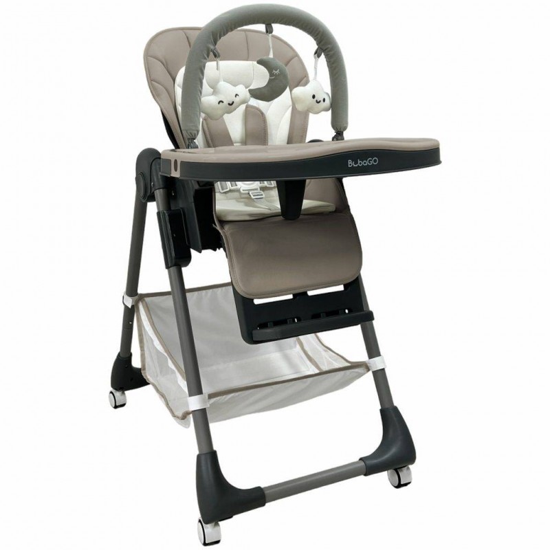 Стульчик для кормления с рождения 0+ Bubago Amelia цвет: Крем-брюле BG 103-1 Стульчик для кормления с рождения 0+ Bubago Amelia цвет: Крем-брюле BG 103-1