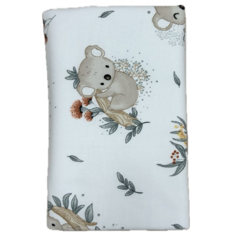 Непромокаемая многоразовая пеленка из фланели 60*90 см цвет: коалы