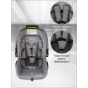 Автокресло-люлька 0-13 кг Bambola Bimbo цвет: серебро соты KRES4299