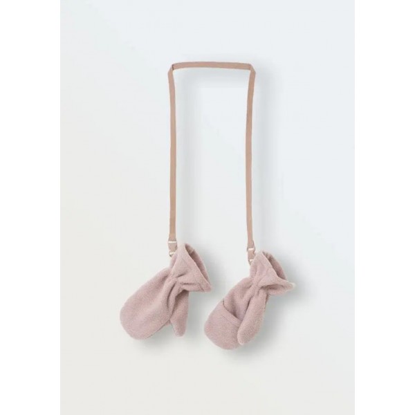 Рукавички 1-2 года на резинке из флиса Cute цвет: теплый беж 2202-122