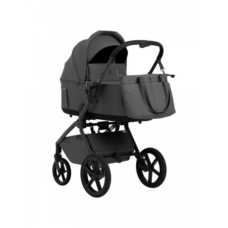Коляска детская 2в1 со складной люлькой SBL Orso цвет: Dark grey