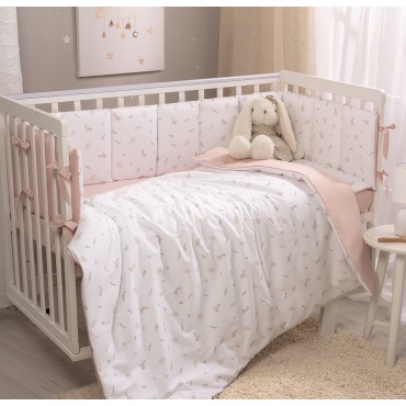 Комплект постельного белья 6 предметов Sleepy цвет: розовый КПП6.120-SL.07