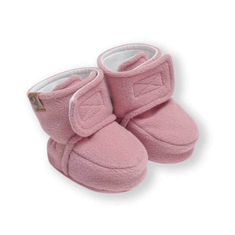 Пинетки из флиса Cute 0-3 месяца цвет: пудра 2200-01