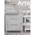 Комод пеленальный Sweet Baby Arte 3 ящика цвет: серый/одуванчик