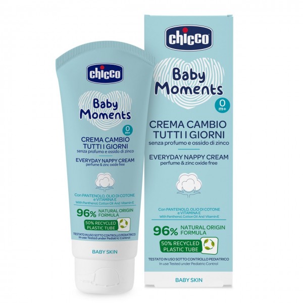 Ежедневный крем под подгузник Chicco Baby Moments 100мл Ежедневный крем под подгузник Chicco Baby Moments 100мл