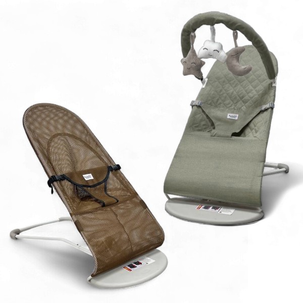 Шезлонг-качалка с дугой Bubago Momo цвет : Оливковый BG 175-3 Шезлонг-качалка с дугой Bubago Momo цвет : Оливковый BG 175-3