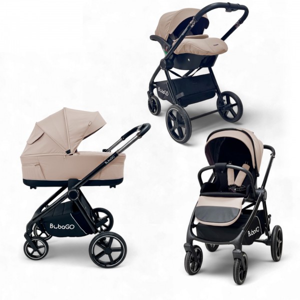 Коляска детская 3 в 1 Bubago Niveta цвет: Мокко BG 192-3 Коляска детская 3 в 1 Bubago Niveta цвет: Мокко BG 192-3