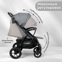 Коляска детская прогулочная BubaGo Model Cross City LUX цвет: Темно Серый BG 168-3