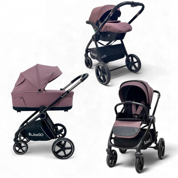 Коляска детская 3 в 1 Bubago Niveta цвет: Лиловый BG 192-4 Коляска детская 3 в 1 Bubago Niveta цвет: Лиловый BG 192-4