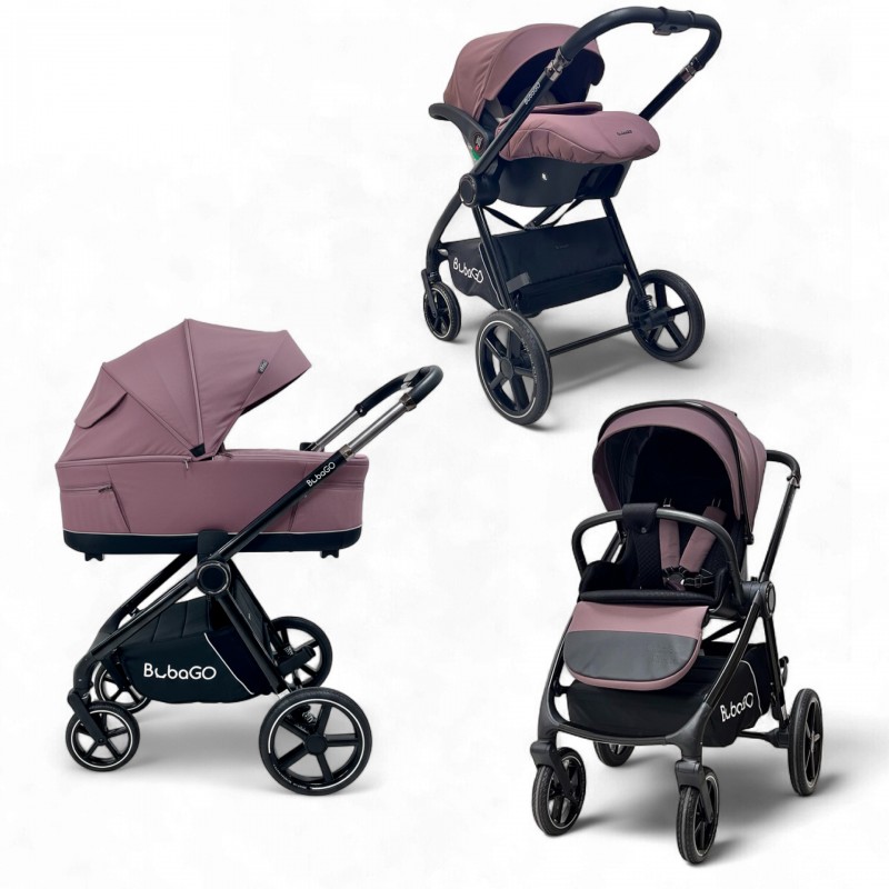 Коляска детская 3 в 1 Bubago Niveta цвет: Лиловый BG 192-4
