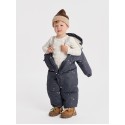 Зимний комбинезон Leokid Hero 2025 80-86 см цвет: say my name dark gray