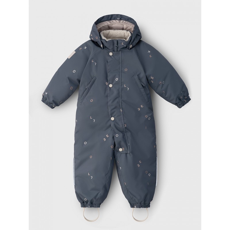 Зимний комбинезон Leokid Hero 2025 80-86 см цвет: say my name dark gray