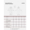 Зимний комбинезон Leokid Hero 2025 86-92 см цвет: say my name dark gray