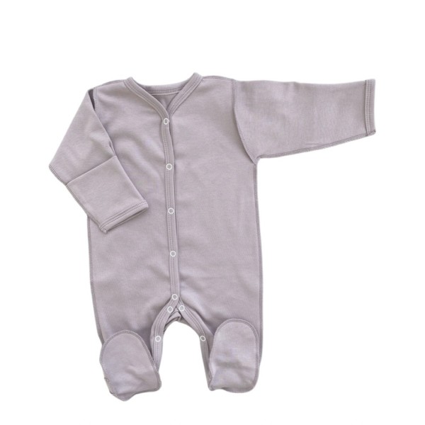 Слип на кнопках со швами наружу 56-62 см цвет: латте Т-127/К