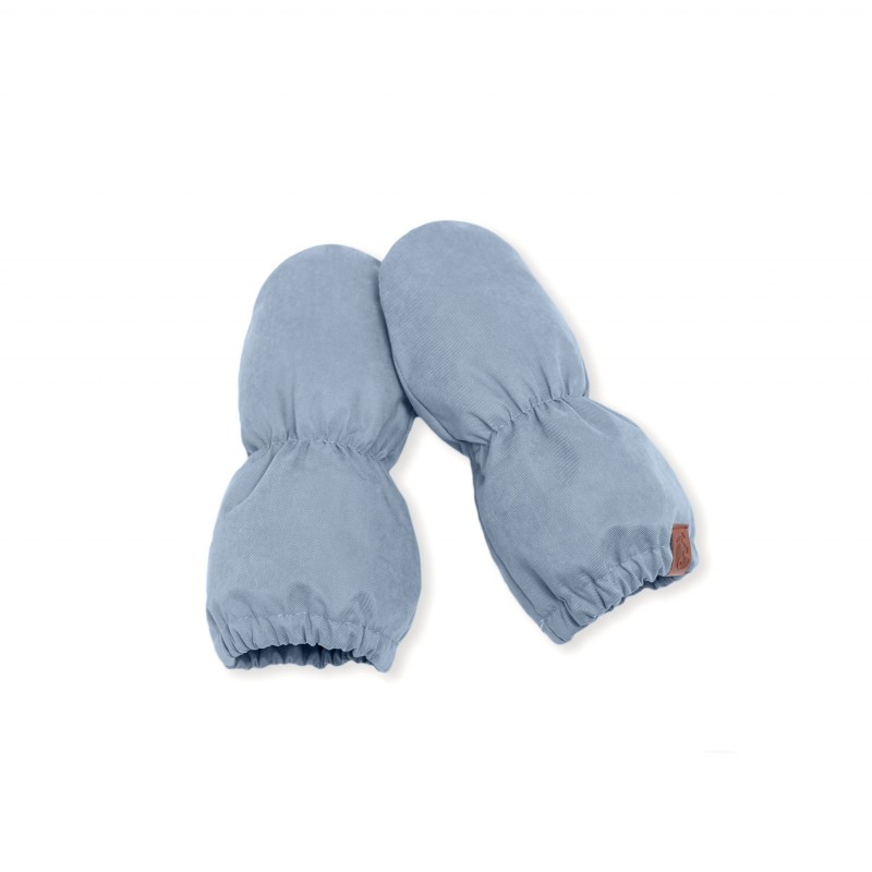 Теплые рукавички-варежки Snowball 0-12 месяцев цвет: серо-голубой 129-133
