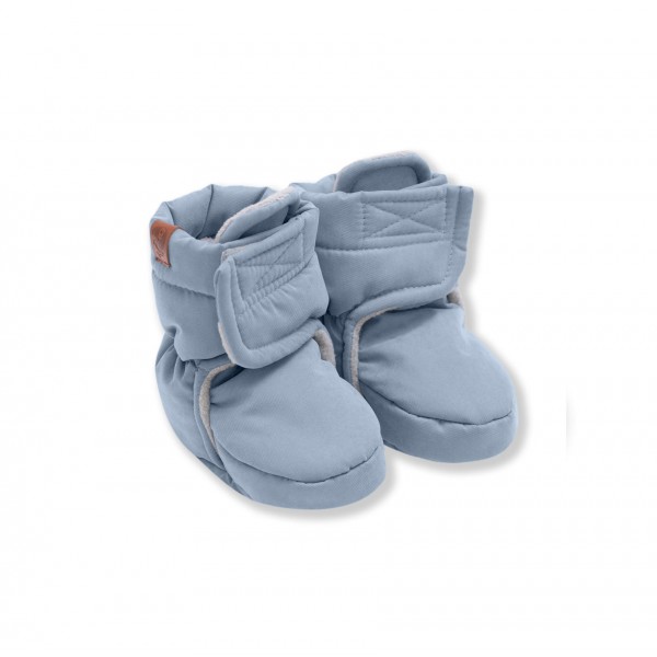 Теплые пинетки Snowball 6-12 месяцев цвет: серо-голубой 178-133