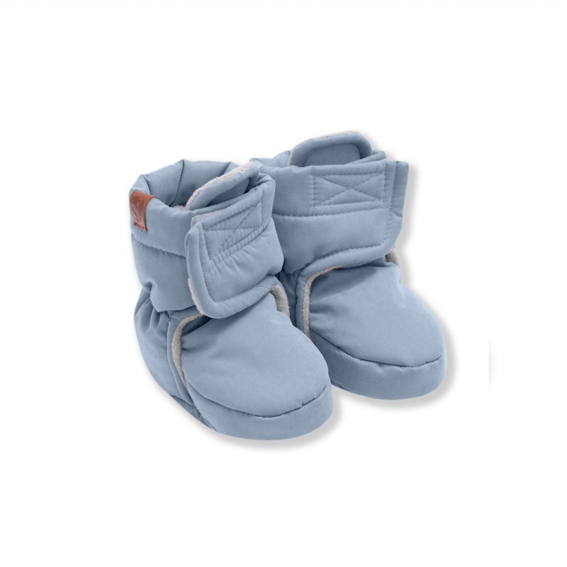 Теплые пинетки Snowball 6-12 месяцев цвет: серо-голубой 178-133