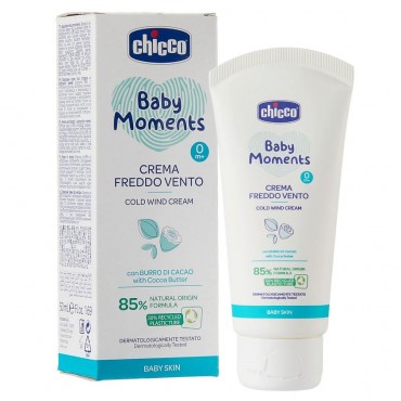 Крем защитный от ветра и мороза 0+ Chicco Baby Moments 50 мл