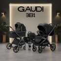 Коляска детская 3 в 1 Bubago Gaudi цвет: черный BG 195-3 Коляска детская 3 в 1 Bubago Gaudi цвет: черный BG 195-3